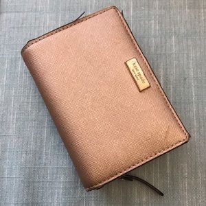 Kate Spade Newbury Lane Wallet Rose Gold Leather